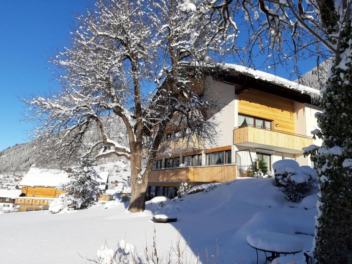 Haus Gant Daire Sankt Gallenkirch Dış mekan fotoğraf